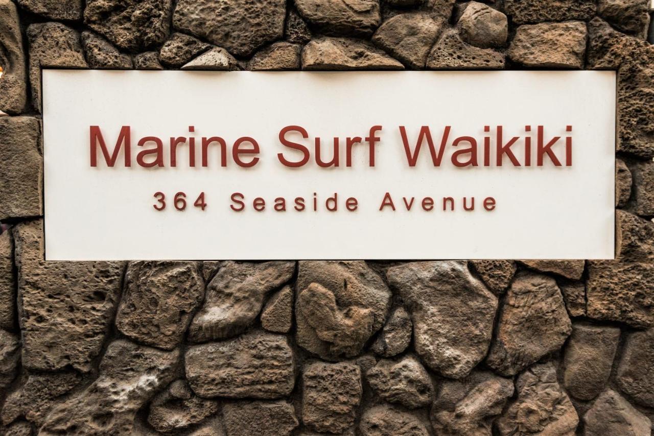 Waikiki Place Studios At The Marine Surf Waikiki Honolulu Exterior photo